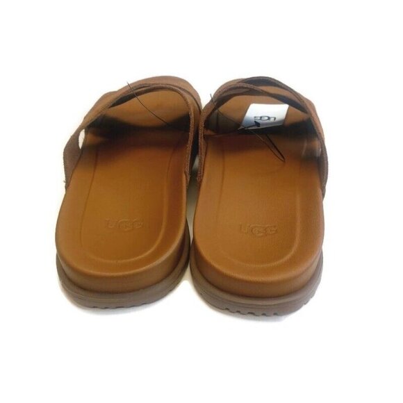UGG Wainscott Slide Mens Size 9 Casual Sandal Chestnut Brown 1124902 - Picture 6 of 8